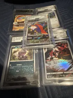 5 Graded Pokemon Cards All Graded 10 - Image 1