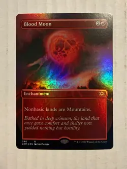 Blood Moon Borderless Foil NM Double Masters Magic The Gathering MTG - Image 1