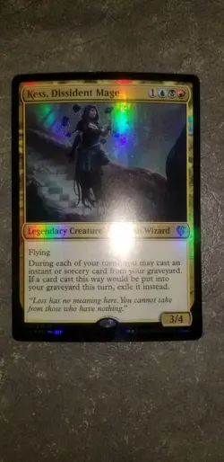 Kess, Dissident Mage, FOIL, Commander 2017, Magic: the Gathering Mtg LP - Image 1