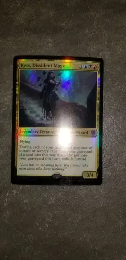 Kess, Dissident Mage, FOIL, Commander 2017, Magic: the Gathering Mtg LP - Image 2
