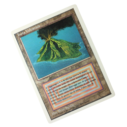 Volcanic Island Revised Italian EX Dual Land MTG 1995 Authentic Brian Snoddy - Image 4