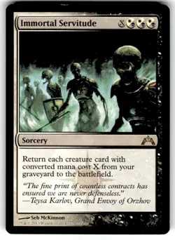 MTG Magic the Gathering Immortal Servitude (220/257) Gatecrash LP - Image 1
