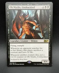 MTG Ob Nixilis, Unshackled R Magic 2015 #110 - Image 1
