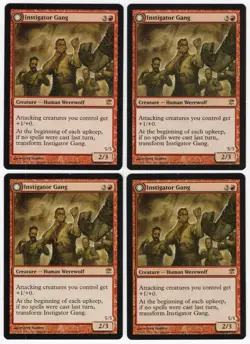 Instigator Gang Wildblood Pack x4 x4 2011 Innistrad PLAYSET Creature MTG SP AZ9 - Image 1