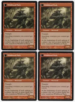 Instigator Gang Wildblood Pack x4 x4 2011 Innistrad PLAYSET Creature MTG SP AZ9 - Image 2