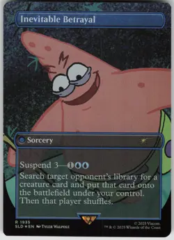 MTG Inevitable Betrayal Rainbow Foil NM Secret Lair Drop Series Magic 1935 - Image 1