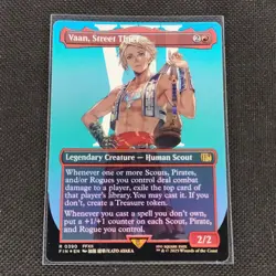 Vaan, Street Thief - 0390 - R - Borderless - Foil - FF - MTG - NM/M - Image 1