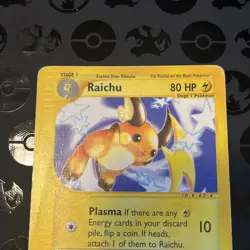 Pokemon TCG Raichu 61/165 Expedition Base Set HP - Image 2