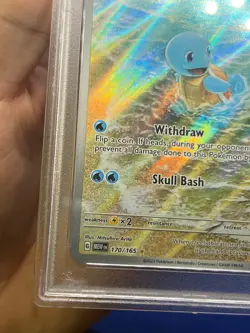 Pokemon Scarlet & Violet 151 Squirtle #170 170/165 Illustration Rare IR PSA 9 - Image 5