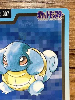 Pokemon Carddass Card Squirtle File No.7 Bandai Pocket Monsters 1997 - Image 4