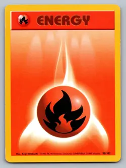 Pokemon TCG Base Set Fire Energy 098/102 - Image 1