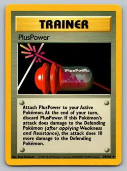 Pokemon TCG Base Set PlusPower 084/102 - Image 1