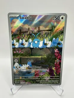 Swablu 213/182 SV04: Paradox Rift Holo Pokemon Near Mint - Image 1