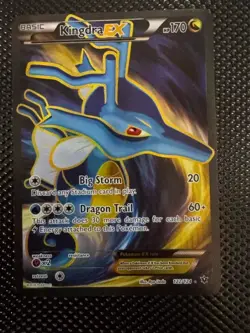 Kingdra EX Fates Collide Holo Full Art Ultra Rare Pokemon TCG Card 122/124 LP - Image 2