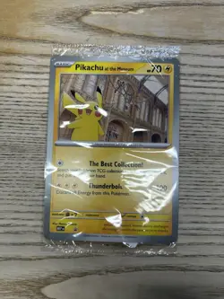 Pokemon TCG Pikachu at the Museum Jumbo Promo Card Natural History Museum UK - Image 1