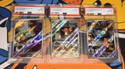 PSA 10 SEQUENTIAL set Bulbasaur 50 Charmander 51 Squirtle 52 AR Japanese Pokemon - Image 1
