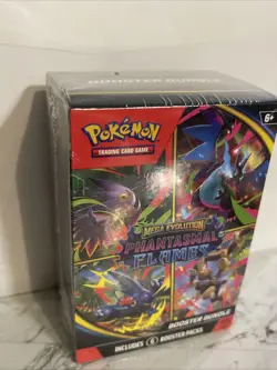 Pokemon TCG Mega Evolution Phantasmal Flames Booster Bundles New Sealed 6 Packs - Image 1
