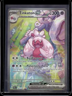 Pokemon SV02: Paldea Evolved Tinkaton ex 262/193 - Image 1