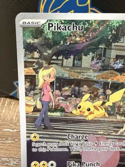 Pokemon TCG Pikachu 151 Illustration Rare 173/165 Near Mint - Image 3