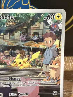 Pokemon TCG Pikachu 151 Illustration Rare 173/165 Near Mint - Image 4