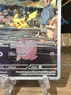 Pokemon TCG Pikachu 151 Illustration Rare 173/165 Near Mint - Image 5