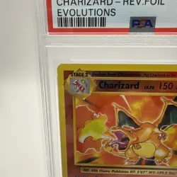 2016 Pokemon XY Evolutions Charizard Reverse Holo Foil 11/108 #11 PSA 9 MINT - Image 4