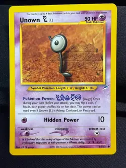 Pokemon Neo Destiny Unknown L Common (86/105) LP - Image 1