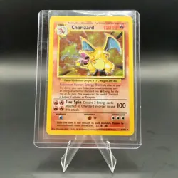 Pokemon CHARIZARD TCG Base Set 4/102 Holo Rare - Image 1