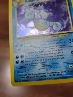 Kingdra 8/111 PL! Holo Rare Neo Genesis Unlimited Edition Pokemon WOTC - Image 4