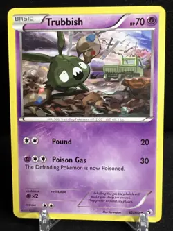 Pokemon TCG Trubbish Legendary Treasures 67/113 Common Psychic Trash Bag - Image 1