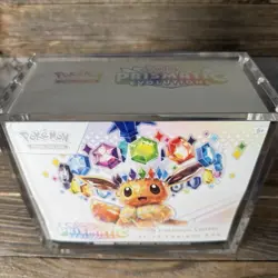 Pokemon Prismatic Evolutions PC ETB Sealed New Mint W/ Acrylic Display Case - Image 3