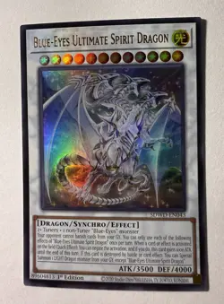 Yugioh Blue-Eyes Ultimate Spirit Dragon SDWD-EN043 Ultra Rare 1st Ed NM - Image 1