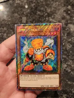 Yugioh Junk Synchron Platinum Secret Rare 1st edition RA03 - Image 1