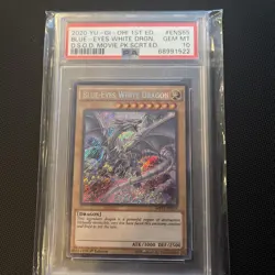 YuGiOh Blue Eyes White Dragon MVP1-ENS55 1st Edition Secret Rare PSA 10 - Image 1