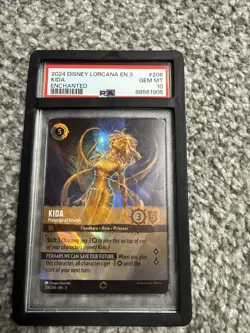 2024 Disney Lorcana EN 3 #206 Kida Enchanted PSA 10 GEM MINT - Image 2