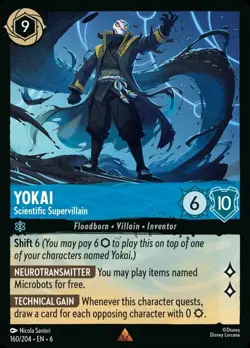 Yokai - Scientific Supervillain (160) Azurite Sea Disney Lorcana - Image 1