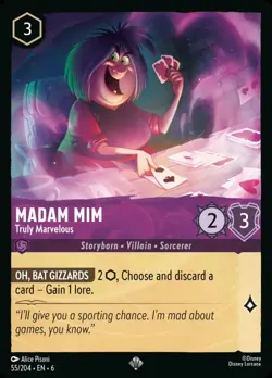Madam Mim - Truly Marvelous (055) Azurite Sea Disney Lorcana - Image 1