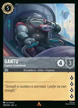 Gantu - Captain Crankyhead Foil (189) Azurite Sea Disney Lorcana - Image 1