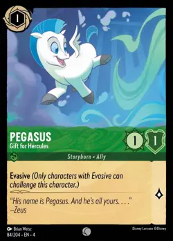 Pegasus - Gift for Hercules (084) Foil Ursula's Return Disney Lorcana - Image 1