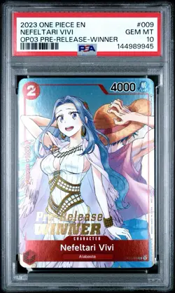 Nefeltari Vivi (OP-03 Pre-Release [Winner] ST01-009 One Piece Promo Card Foil - Image 1
