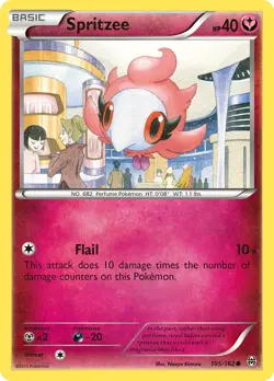 Spritzee 105/162 BREAKthrough Pokemon Card NM - Image 1