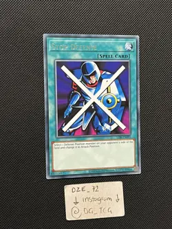 Yugioh 25th Anniversary - Stop Defense - LOB-EN095 - Spell Card Rare - M/NM - Image 3