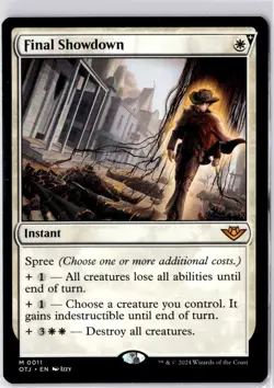 Final Showdown Outlaws of Thunder Junction Regular NM M 0011 - Image 1