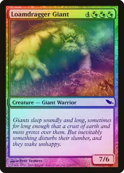Loamdragger Giant FOIL Shadowmoor NM Red Green Common MAGIC MTG CARD ABUGames - Image 1