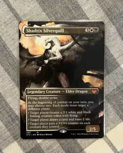 Shadrix Silverquill (Borderless) Strixhaven: School of Mages Regular - Image 1