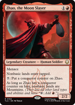 Zhao, the Moon Slayer (FOIL) x1 - MTG Avatar: The Last Airbender TLA #162 - Image 1