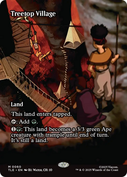 Treetop Village (FOIL) x1 - MTG Avatar: The Last Airbender Eternal TLE #60 - Image 1
