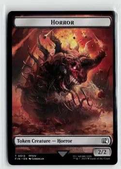 MTG Final Fantasy Horror (013) // Hero (007) x4 NM Token - Image 1