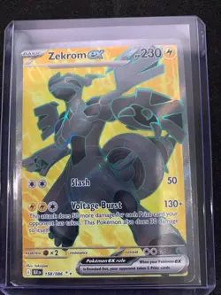 Zekrom ex 158/086 Sv: Black Bolt Ultra Rare Holo Pokemon NM - Image 1