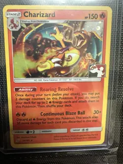 Pokemon Charizard 14/181 Team Up Play! Stamp - Image 1